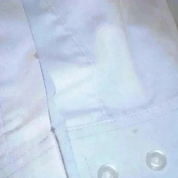 Puritan Lt Blue Long Sleeve Button Down Dress Shirt - Size 17 - Picture 10 of 12